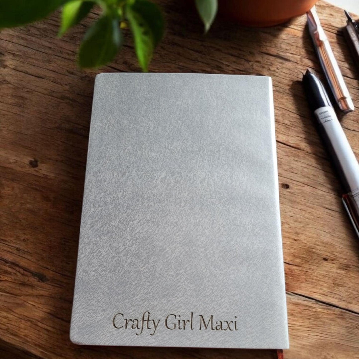 Leather Journal Blank Notebook Customizable Laser Engraved Personalized Gift for Writers, Diary, Sketchbook, Special Someone Keepsake