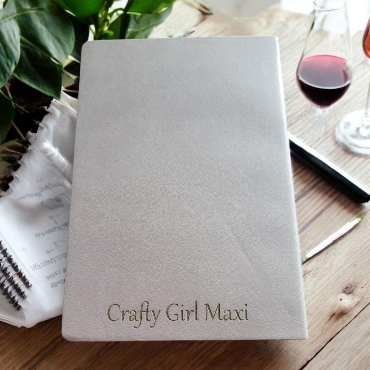 Leather Journal Blank Notebook Customizable Laser Engraved Personalized Gift for Writers, Diary, Sketchbook, Special Someone Keepsake