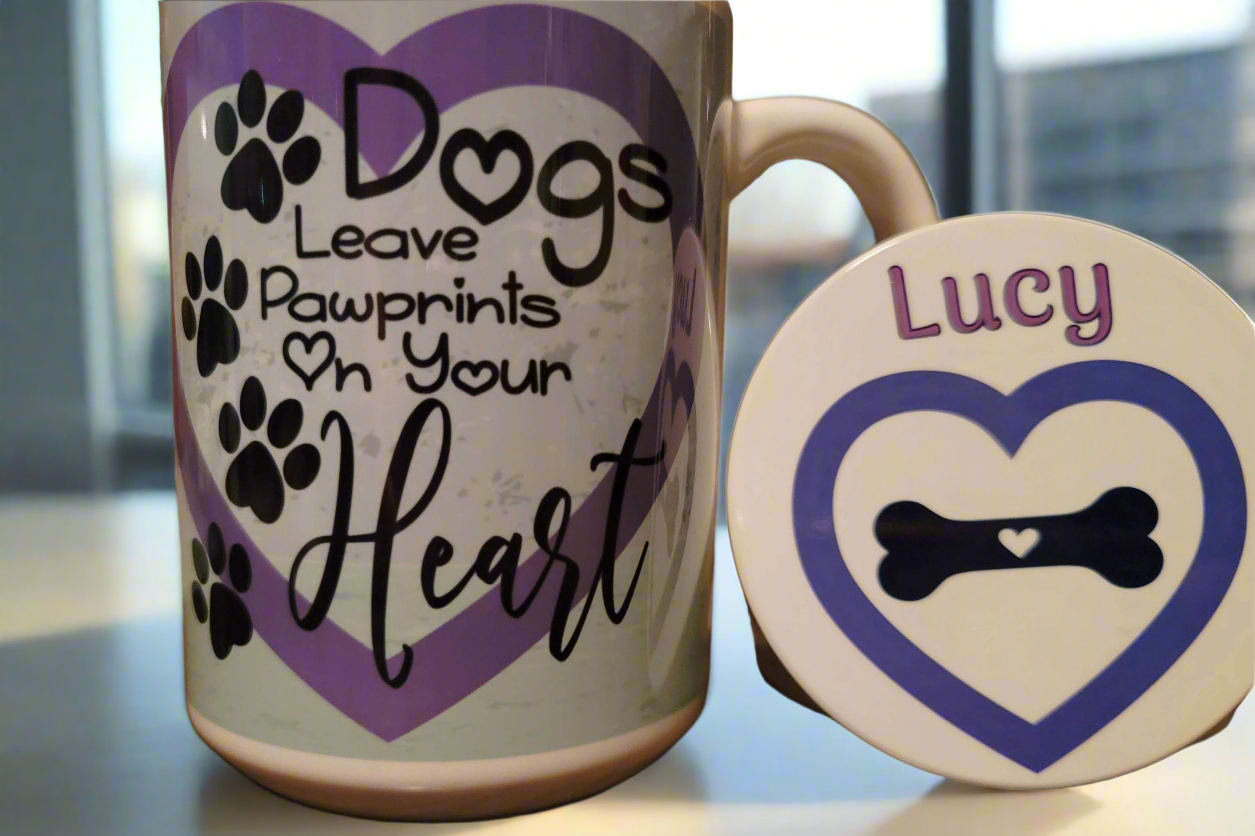 Custom Coffee Mug Set with Coaster - 15oz Sublimation Ceramic Mugs, Personalized & Customizable Gift for Coffee Lovers custom mug design